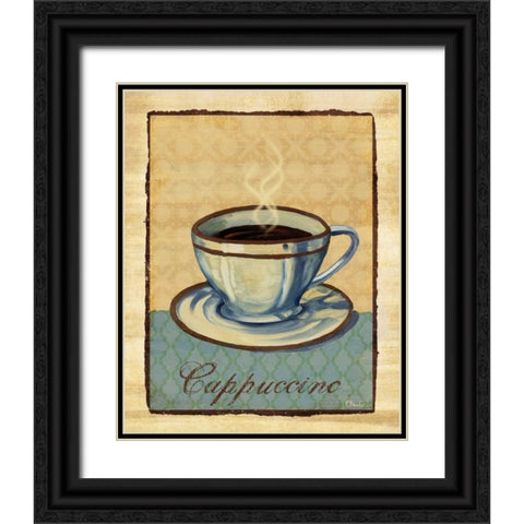 Coffee Club IV Black Ornate Wood Framed Art Print with Double Matting by Brent, Paul