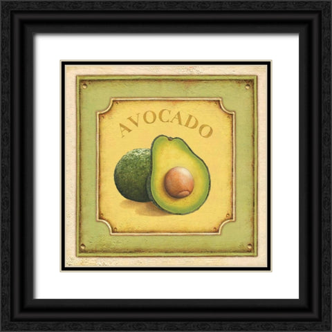 Avocado Black Ornate Wood Framed Art Print with Double Matting by Brissonnet, Daphne