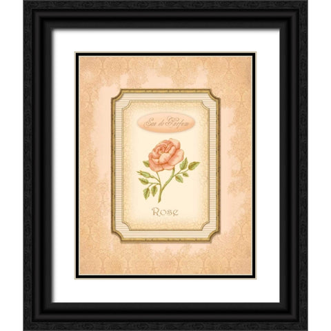 Eau de Parfum I Black Ornate Wood Framed Art Print with Double Matting by Corbin, Delphine