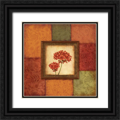 Serenity II Black Ornate Wood Framed Art Print with Double Matting by Corbin, Delphine