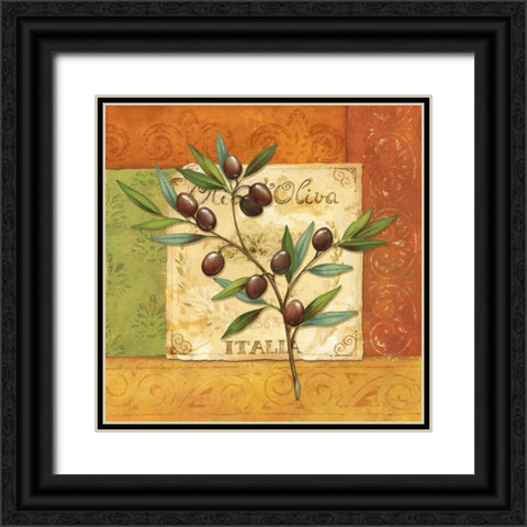 Olives du Midi II Black Ornate Wood Framed Art Print with Double Matting by Corbin, Delphine