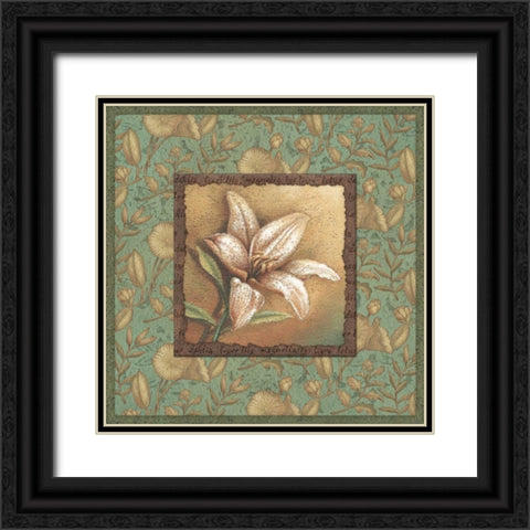 Spirits Quartet I Black Ornate Wood Framed Art Print with Double Matting by Corbin, Delphine