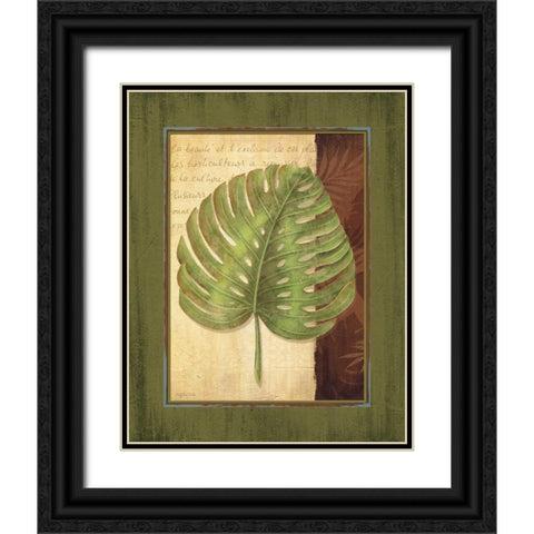 Palm Tropical IV Black Ornate Wood Framed Art Print with Double Matting by Corbin, Delphine