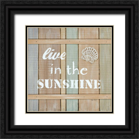 Driftwood Signs III Black Ornate Wood Framed Art Print with Double Matting by Davis, Paige