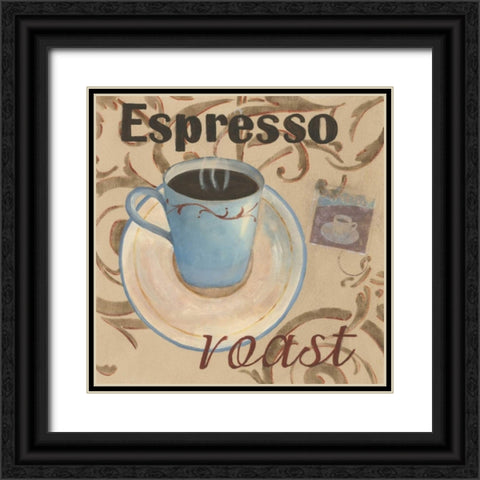 Espresso Roast Black Ornate Wood Framed Art Print with Double Matting by Davis, Paige