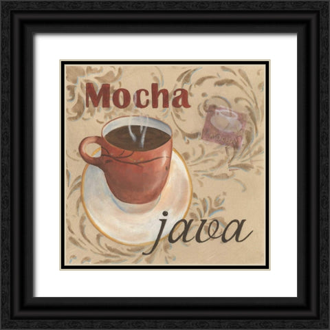 Mocha Java Black Ornate Wood Framed Art Print with Double Matting by Davis, Paige