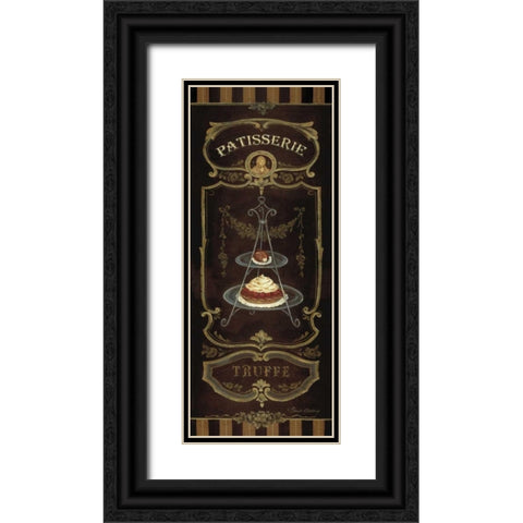 Truffle Black Ornate Wood Framed Art Print with Double Matting by Gladding, Pamela
