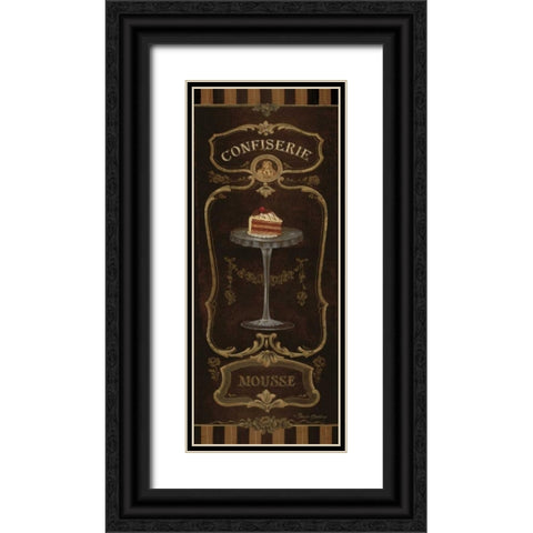 Mousse Black Ornate Wood Framed Art Print with Double Matting by Gladding, Pamela