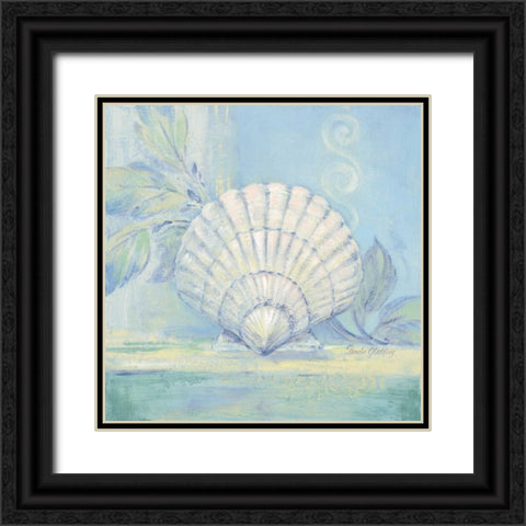 Tranquil Seashell IV Black Ornate Wood Framed Art Print with Double Matting by Gladding, Pamela