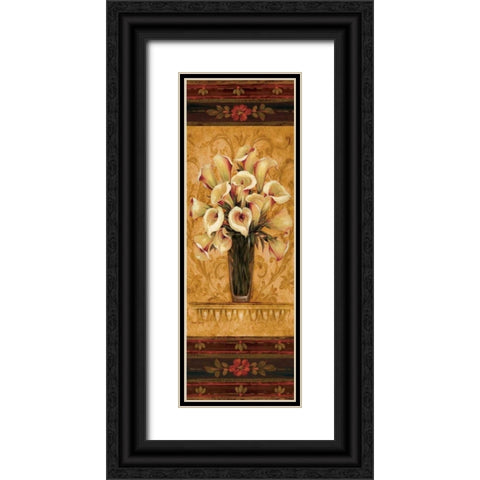 View from Pompeii Panel I Black Ornate Wood Framed Art Print with Double Matting by Gladding, Pamela