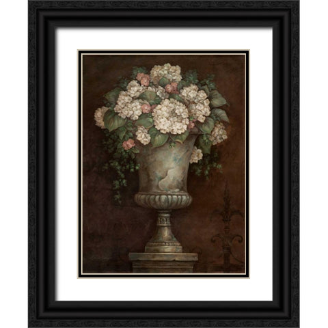 Gramercy Park Black Ornate Wood Framed Art Print with Double Matting by Gladding, Pamela