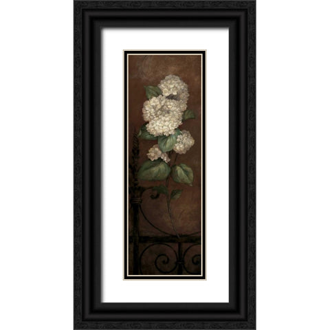 Gramercy Park Panel I Black Ornate Wood Framed Art Print with Double Matting by Gladding, Pamela