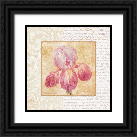 Le Jardin II Black Ornate Wood Framed Art Print with Double Matting by Gladding, Pamela
