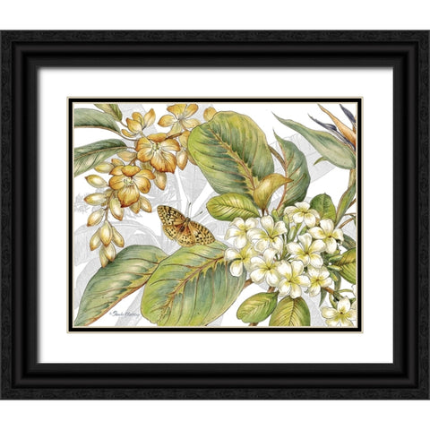 Distant Shore I Black Ornate Wood Framed Art Print with Double Matting by Gladding, Pamela