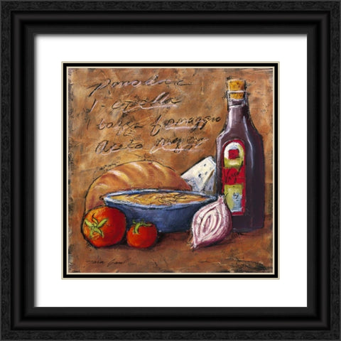 Rustic Kitchen II Black Ornate Wood Framed Art Print with Double Matting by Gamel, Tara