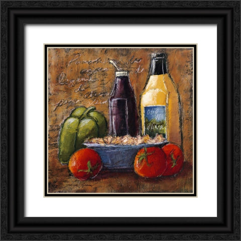 Rustic Kitchen IV Black Ornate Wood Framed Art Print with Double Matting by Gamel, Tara