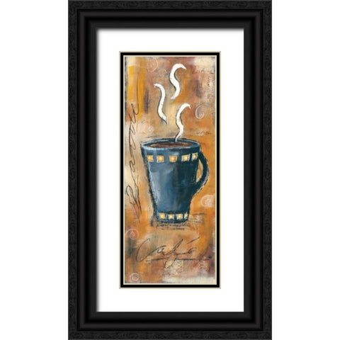 Latte Black Ornate Wood Framed Art Print with Double Matting by Gamel, Tara