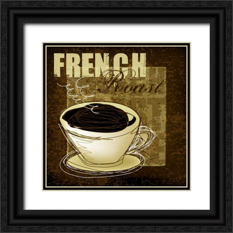 French Roast Black Ornate Wood Framed Art Print with Double Matting by Gamel, Tara