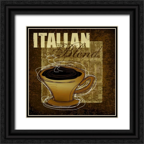 Italian Blend Black Ornate Wood Framed Art Print with Double Matting by Gamel, Tara