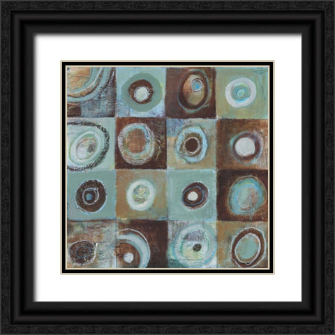 Earth II Black Ornate Wood Framed Art Print with Double Matting by Gamel, Tara