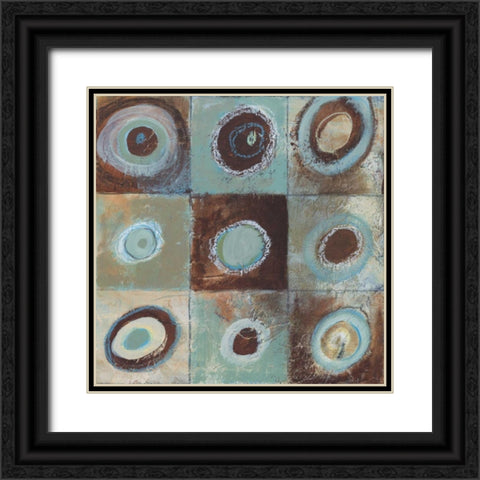 Abstract Earth I Black Ornate Wood Framed Art Print with Double Matting by Gamel, Tara