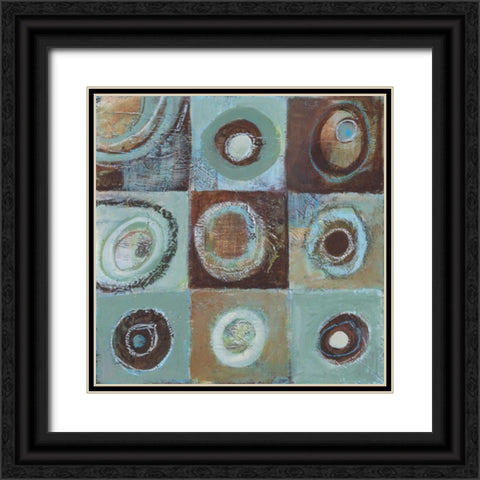Abstract Earth II Black Ornate Wood Framed Art Print with Double Matting by Gamel, Tara