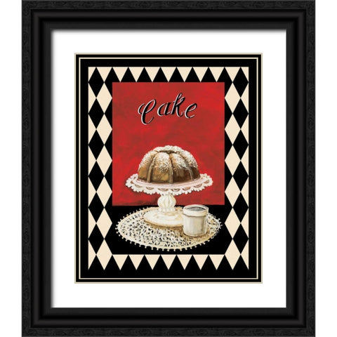 Desserts I Black Ornate Wood Framed Art Print with Double Matting by Gorham, Gregory