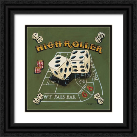 High Roller Black Ornate Wood Framed Art Print with Double Matting by Gorham, Gregory