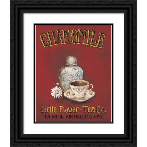Chamomile Black Ornate Wood Framed Art Print with Double Matting by Gorham, Gregory