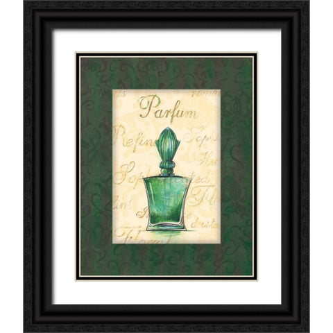 Parfum I Black Ornate Wood Framed Art Print with Double Matting by Gorham, Gregory