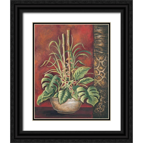 Exotic Tropical II Black Ornate Wood Framed Art Print with Double Matting by Gorham, Gregory