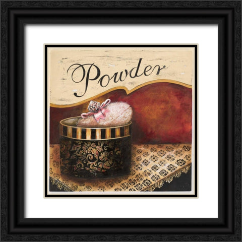 Powder Black Ornate Wood Framed Art Print with Double Matting by Gorham, Gregory