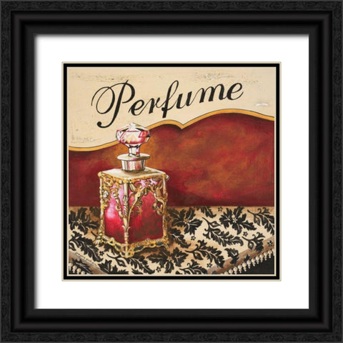 Perfume Black Ornate Wood Framed Art Print with Double Matting by Gorham, Gregory