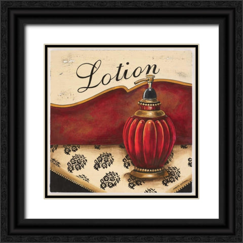 Lotion Black Ornate Wood Framed Art Print with Double Matting by Gorham, Gregory