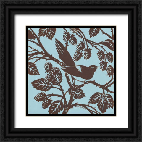 Bird Song III Black Ornate Wood Framed Art Print with Double Matting by Gorham, Gregory