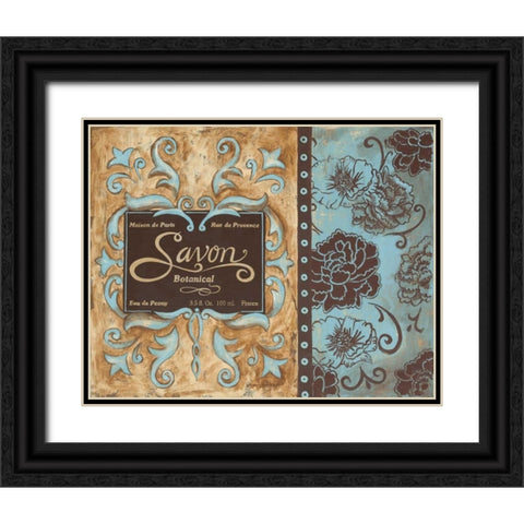 Savon de Paris Black Ornate Wood Framed Art Print with Double Matting by Gorham, Gregory