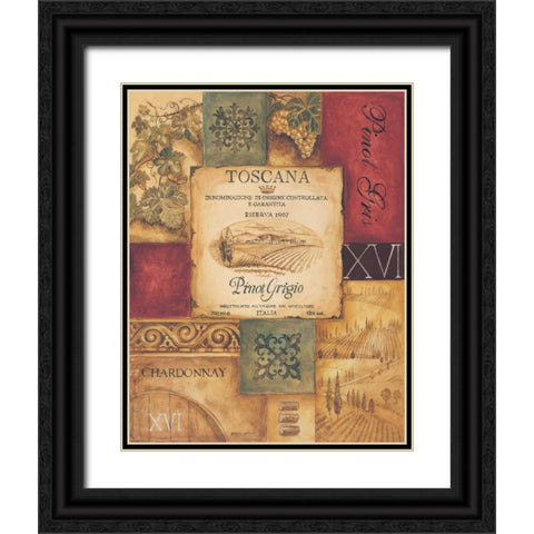 Wine Country I Black Ornate Wood Framed Art Print with Double Matting by Gorham, Gregory