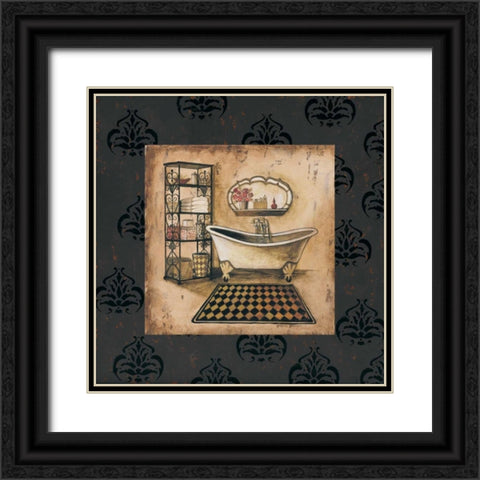 Bath Time III Black Ornate Wood Framed Art Print with Double Matting by Gorham, Gregory
