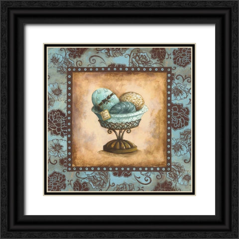 Savon Black Ornate Wood Framed Art Print with Double Matting by Gorham, Gregory