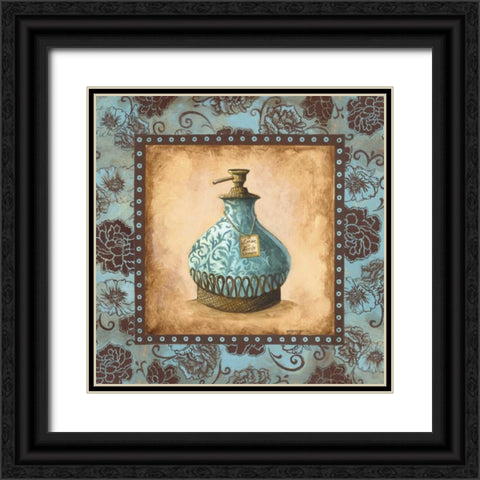 Lotion Black Ornate Wood Framed Art Print with Double Matting by Gorham, Gregory