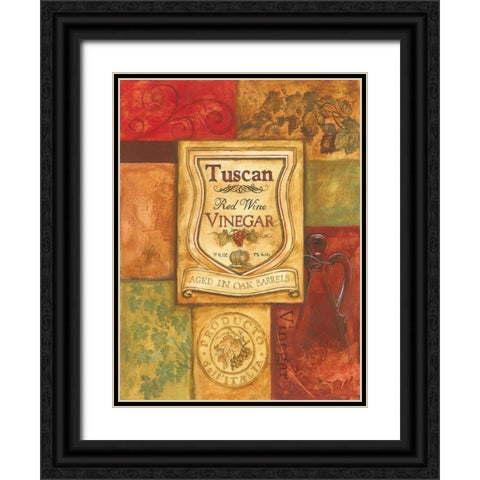 Tuscan Vinegar Black Ornate Wood Framed Art Print with Double Matting by Gorham, Gregory