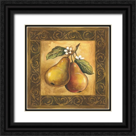 Pear Orchard Black Ornate Wood Framed Art Print with Double Matting by Gorham, Gregory