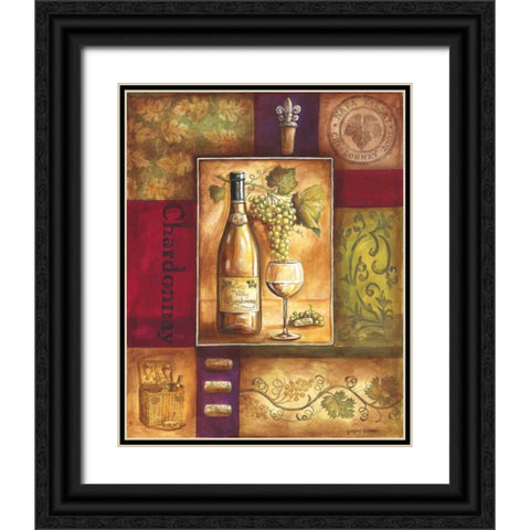 Valley Wine I Black Ornate Wood Framed Art Print with Double Matting by Gorham, Gregory