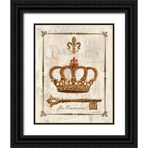 La Couronne Black Ornate Wood Framed Art Print with Double Matting by Gorham, Gregory