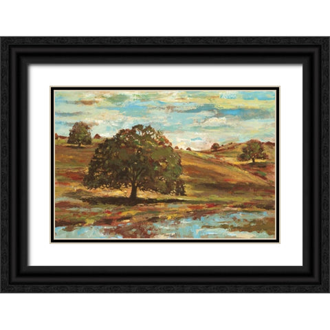 Landscape I Black Ornate Wood Framed Art Print with Double Matting by Gorham, Gregory