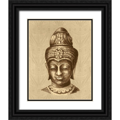 Lopburi II Black Ornate Wood Framed Art Print with Double Matting by Gorham, Gregory
