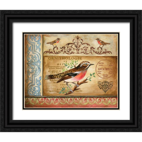 Ornithology Black Ornate Wood Framed Art Print with Double Matting by Gorham, Gregory
