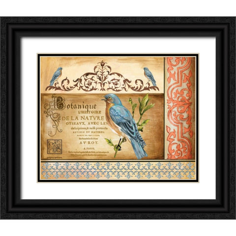 Botanique Black Ornate Wood Framed Art Print with Double Matting by Gorham, Gregory