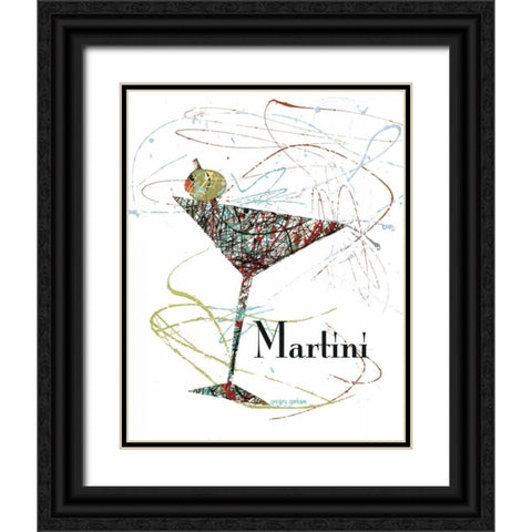 Happy Hour Motif I Black Ornate Wood Framed Art Print with Double Matting by Gorham, Gregory