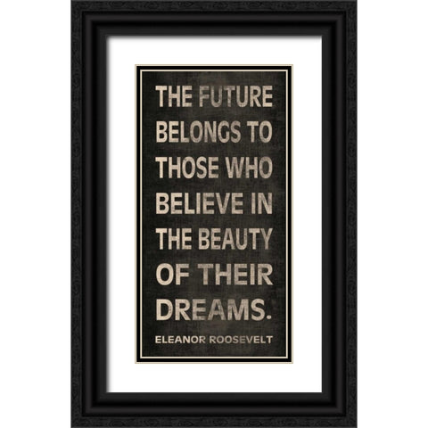 The Future Black Ornate Wood Framed Art Print with Double Matting by Harbick, N